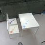 Kids desk and chairs Image 2
