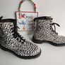 Dr Martens 1460 8 hole panther leopard hair on boots UK5 EU38 US7 Image 4
