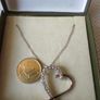 Sterling silver Heart pendant necklace Image 2