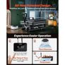 Hybrid Heat Press, 380 x 380 mm, 5-in-1 Multifunction, Heat Up Fast and Even, All-New Patented Design, Easy to Control, Sublimation Press Machine for T-shirts/Mugs/Tumblers/Caps/Plates, Black Image 4