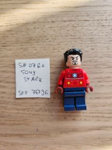 lego sh0760 tony stark, set 76196