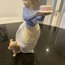 Nao by Lladro porcelain girl with dog and cake Image 2