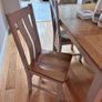 EzyLiving Soft Grey Wooden Large Rectangle Extending Dining Table and 4 chairs Image 4