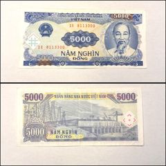 Vietnam Banknote - 5000 Vietnamese Dong (Circulated)