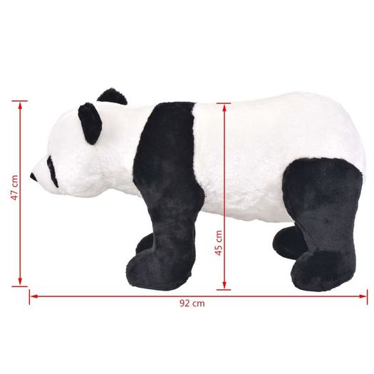 Standing Plush Toy Panda Black and White XXL