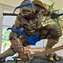 Tmnt Ninja Turtle Leonardo Custom Printed And Painted Image 3