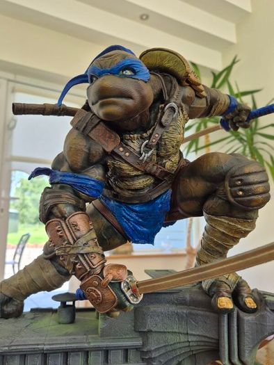 Tmnt Ninja Turtle Leonardo Custom Printed And Painted