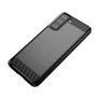 For Samsung Galaxy S21 Case Cover Carbon Fiber Design Shockproof Armor Black New - FHT32SMK3 Image 8