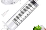 Syringe 100ml, Syringes, Large Syringe, Plastic Syringe, Big Syringe, Large Plastic Syringe with 130cm Hose Tube, For Scientific Labs, Nutrient Measuring, Watering, Refilling