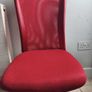 Red Ergonomic Mesh Office Chair  Stylish & Comfortable (Good Condition) Image 5