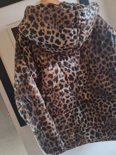Zara Water Repellent Leopard Print Jacket