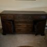 Antique Solid Oak Sideboard Image 2