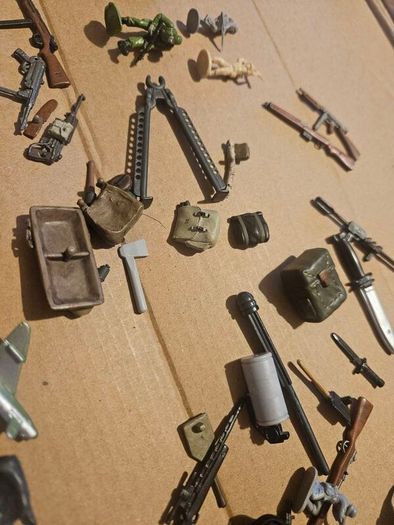 Tiny Army Figures plus other small accessories