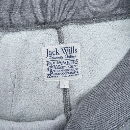 Grey Jack Wills Patch Fleece Shorts
