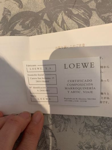 Loewe pink bag