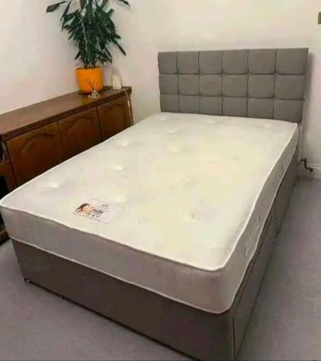 New Stylish single ,Double 4ft, 4ft6, King 5ft And 6ft Superking Sizes Divan Beds Instock. Drawers And Optional Tufted Mattresses Available. Free Delivery