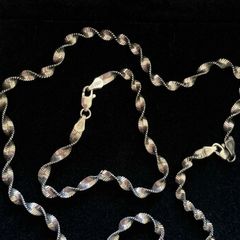 Sterling silver Necklace and bracelet set