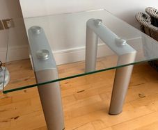 Glass top coffee/side table
