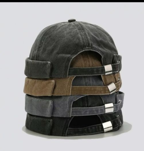 Vintage Docker Cap.One size.Brand new.Only black ones available