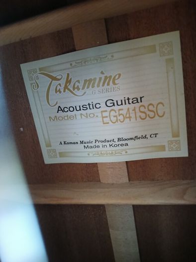 Takamine EG541 SSC Semi Acoustic and carry bag