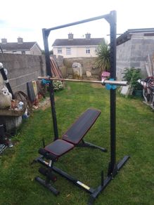 weight and chin up set up