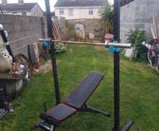 weight and chin up set up