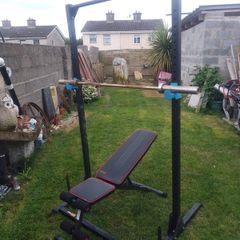weight and chin up set up