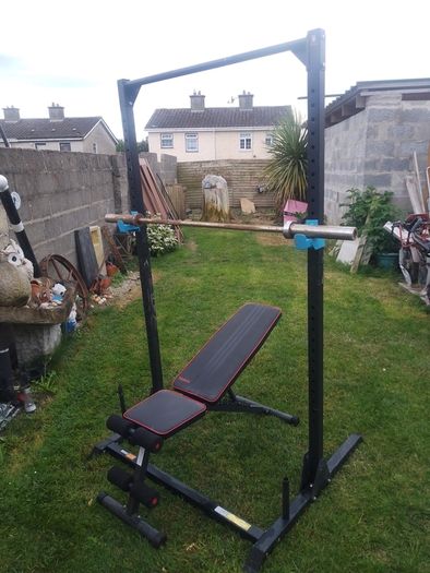 weight and chin up set up