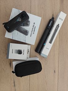 Insta360 X5 8K Camera , Like New & Invisible Selfie Stick & Accessories