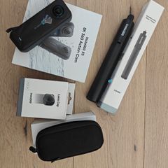 Insta360 X5 8K Camera , Like New & Invisible Selfie Stick & Accessories