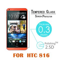 2 x Tempered Glass Screen Protector For HTC Desire 816