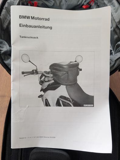 BMW Brand New Tank Bag F650GS / F700GS / F800GS / Adventure
