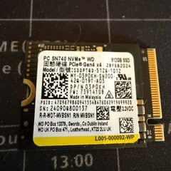 2 X Wd Sn740 512gb Nvme Ssd M.2 2230