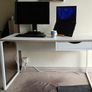 Home Office Desk with Drawer Excellent Condition Image 4