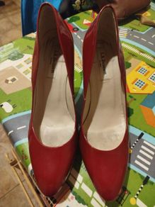 Pair of red LK Bennett High Heels size 41