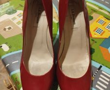 Pair of red LK Bennett High Heels size 41