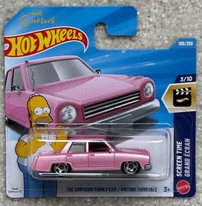 hot wheels The Simpsons car