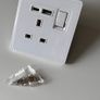 Bulk Modern Touch Light Switches & Sockets  Full Glass Panels Image 4