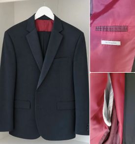 Mens navy blazer - machine washable