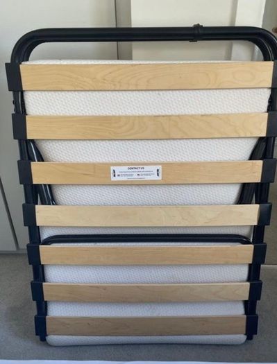 Foldable single bed