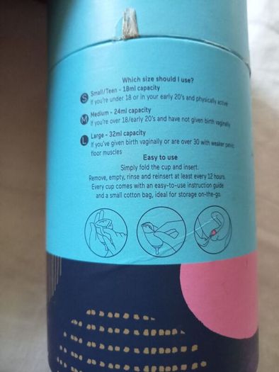 Nudie Period Cup Reusable Menstrual Cup (BNIB)