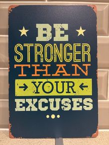 Gym Tin Metal Sign