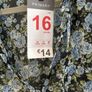 Primark Blue Floral Top Size 16 Image 2