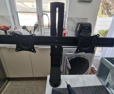 Dual Computer Monitor Arm Mount