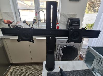 Dual Computer Monitor Arm Mount