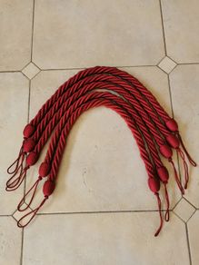 Curtain tie backs x5