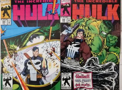 The Incredible Hulk #395 & 396 Punisher Appearance (1992)