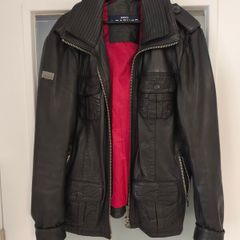 Superdry leather jacket size XL