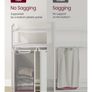 Free standing double laundry hamper storage unit Image 6