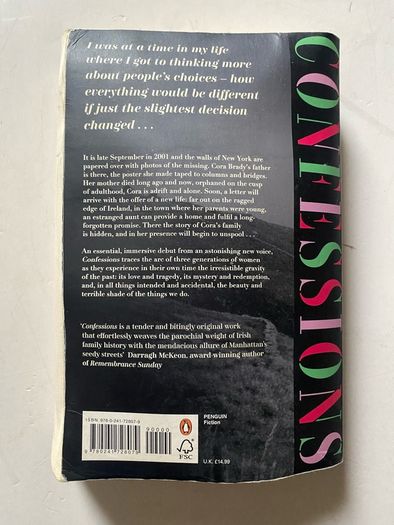 signed trade paperback copy of Confessions by Catherine Airey, published by Penguin / Viking.